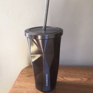 2015 Metallic Silver Starbucks Tumblr